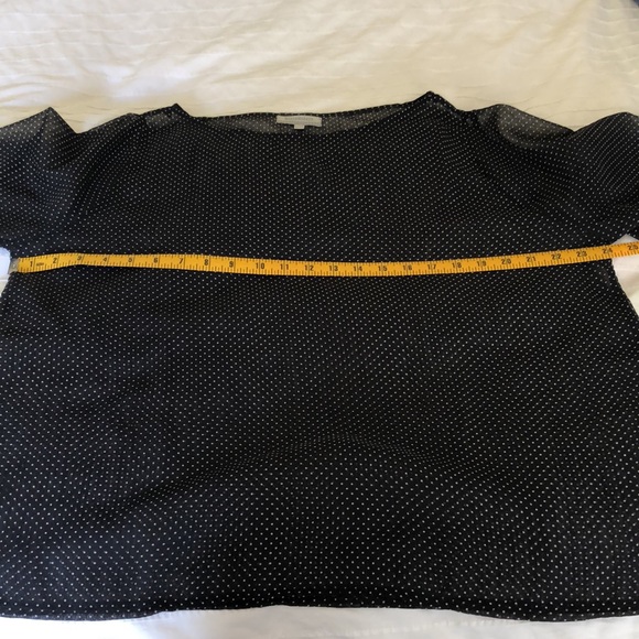 Vintage Polka Dot 3/4 Sleeve Blouse - Picture 9 of 11